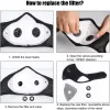 Set of 5 Activated Carbon KN95 Filters for Sport Mask