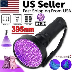 UV Ultraviolet Light LED Flashlight BlackLight 395nM Inspection Lamp Torch (Options: Default Title)