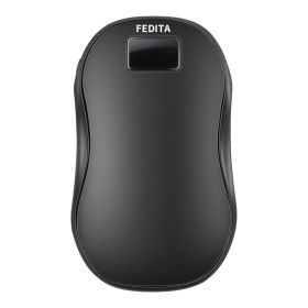 Portable Hand Warmer, Double-sided Heating, Digital Display, USB Charging (Options: N20 Black-1PCS)