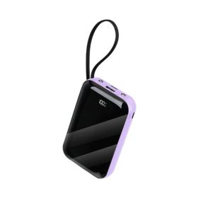 Universal Charging Companion  Power Bank - Suitable For A Variety Of Scenarios, With Portability And Multiple Capacities, Fast Charging And Wirel (Options: Purple)