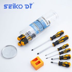 10-Piece Screwdriver Set, 3-6inch Screwdrivers, Household Tools, Hand Tools (Options: YW039)