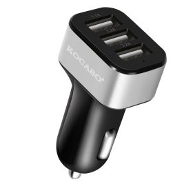 1Pc 3Port USB Car Charger  30W 5.5A For IOS Phone 16 15 14 And More (Options: Silver)