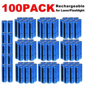 50&100pcs  Battery 3.7V Rechargerable Li-ion 3000mAh 18650 Batteries For Torch Flashlight Laser Headlamp (Options: 100PCS)