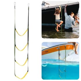 Emergency Tools Rubber Boat Special Boarding Ladder (Color: Green, Type: 4-Ladder)