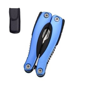 "Survivalist's Essential Pliers Set - Stainless Steel Construction with 12+ Functions" (Color: Blue camping outdoor)
