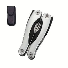 "The Last Tool You'll Need - Professional Multi-Function Pliers for Outdoor Survival" (Color: Silvery camping outdoor special)