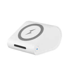 1Pc 10400mAh Qi Wireless Charging Power Bank  For IOS Phone XS MAX XR Galaxy S10 S9 Note 9 (Options: White)