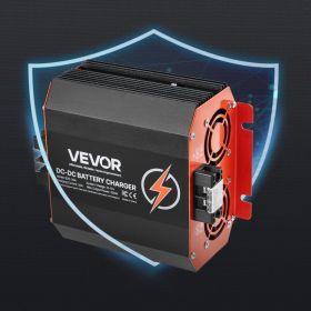 12V 20A DC To DC Charger Battery Charger 250W For Lead-Acid And Lithium AGM GEL (Options: Black)