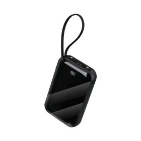 Portable Power Bank With Fast & Wireless Charging - High Capacity Battery Pack For IPhone, Android & AirPods, Travel-Friendly Emergency Charger W (Options: BS480Black)