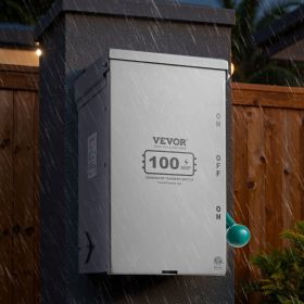 100A Generator Transfer Switch 24000W Manual Transfer Switch 120/240V (Options: Natural)