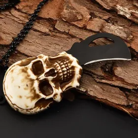 Mini Skull Knife (Color: Black)